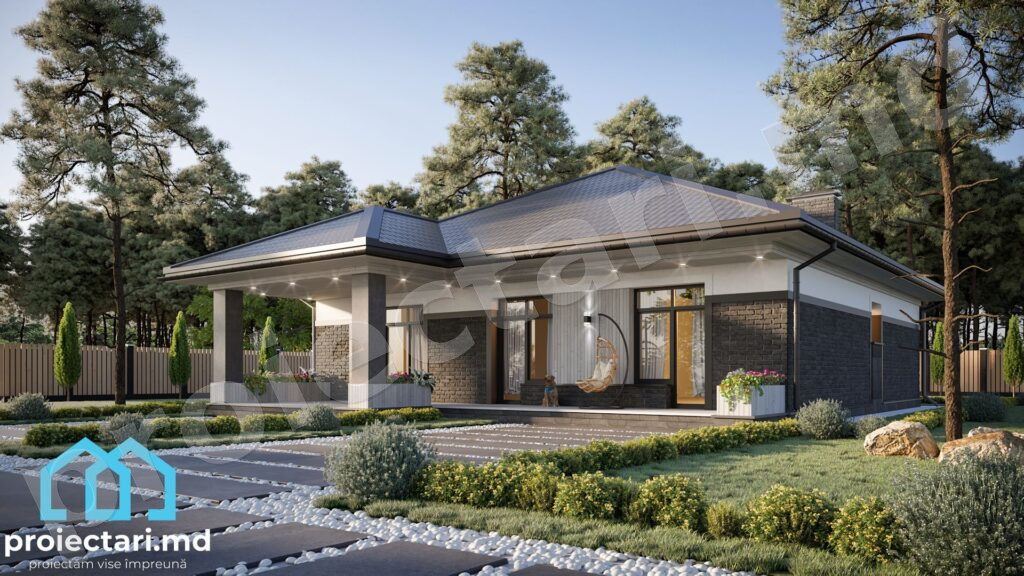 Modele casă parter 120m²