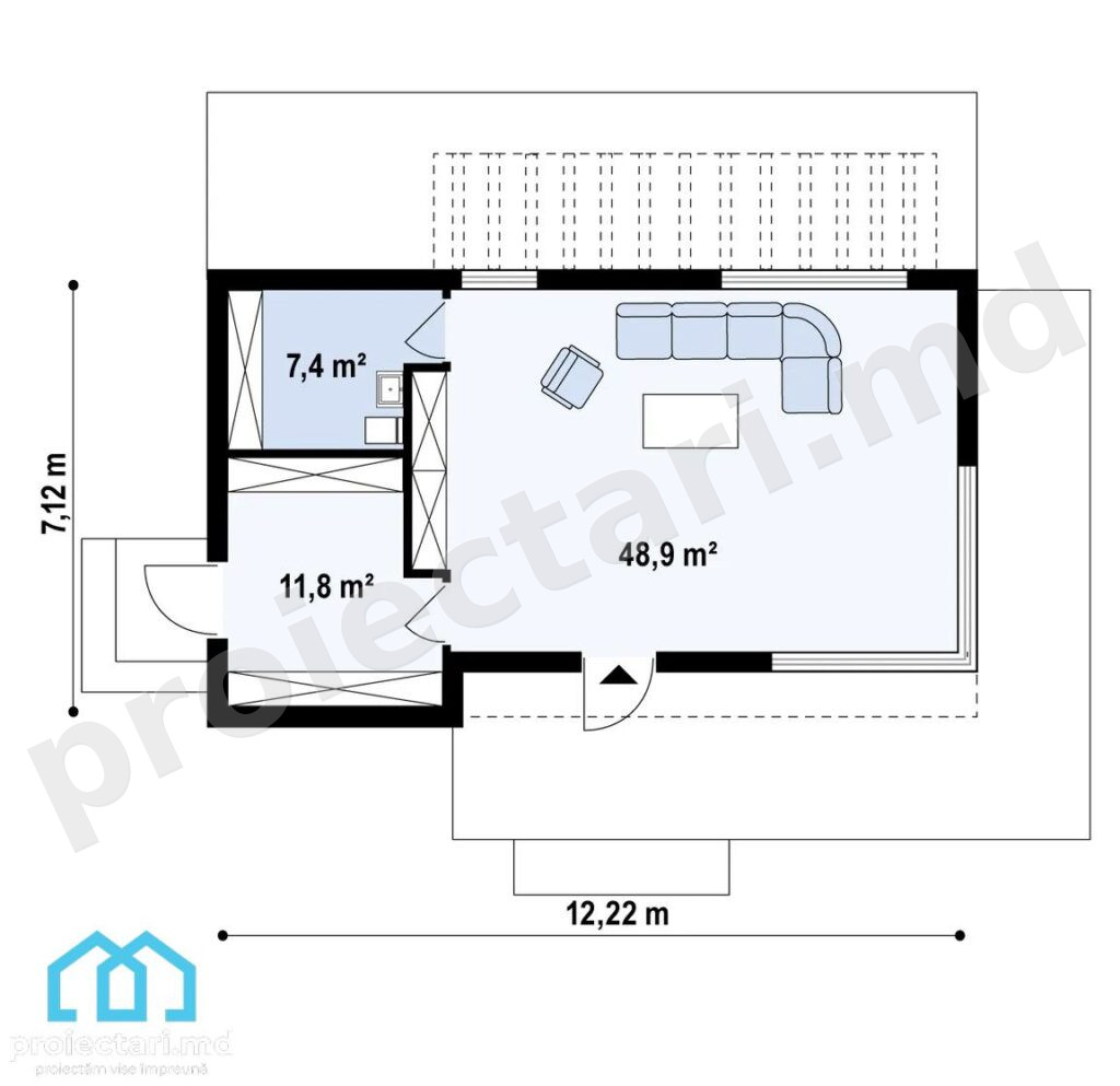 Planuri cafenea mică 70m²