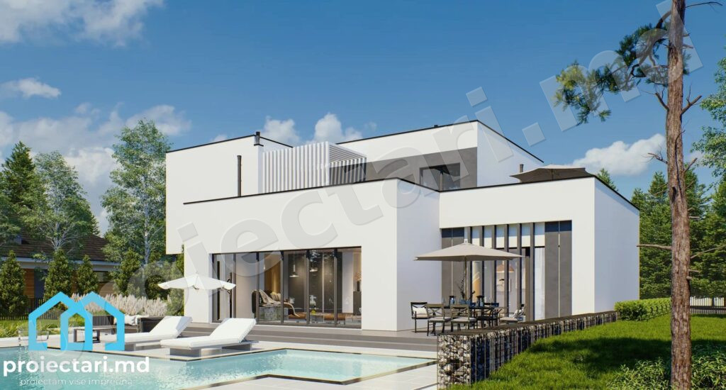 Planuri casă high-tech 200 m²