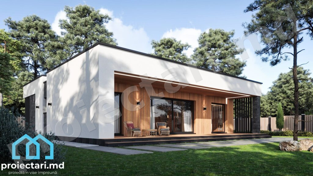 Planuri casă modernă 110m²
