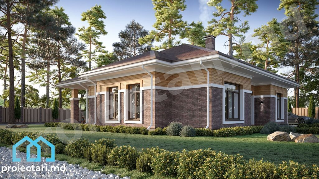 Proiect de casă cu parter 120m²