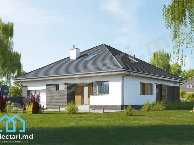 Proiect de casă cu parter 120m²