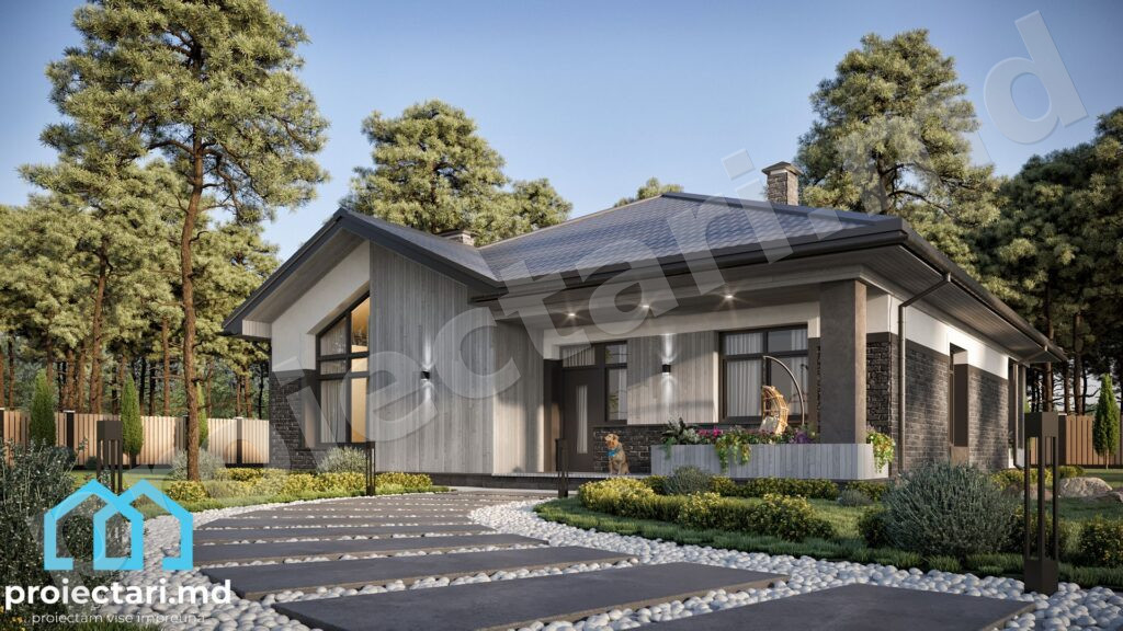 Proiect de casa parter 120m2