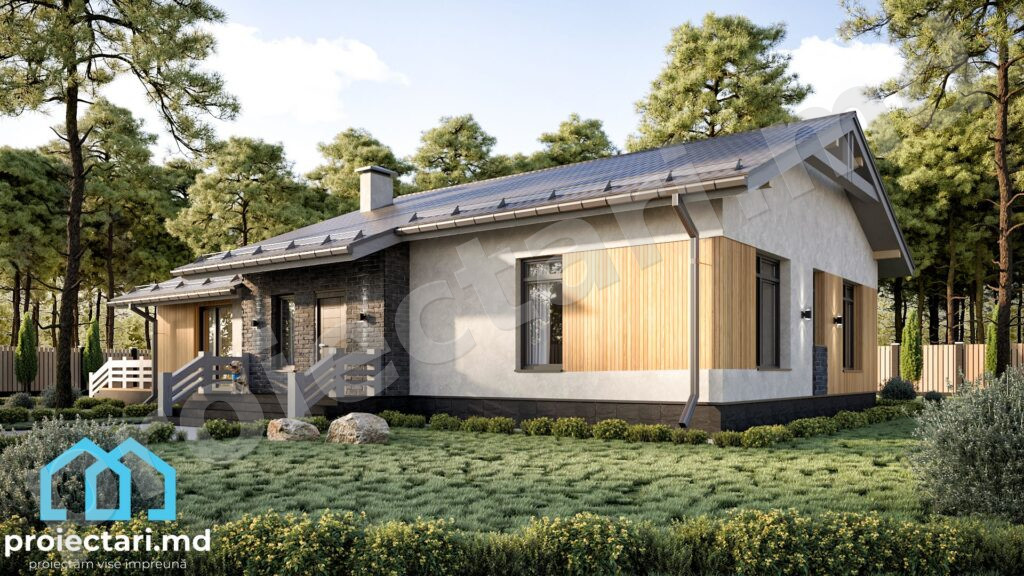 Proiecte case moderne 130m²