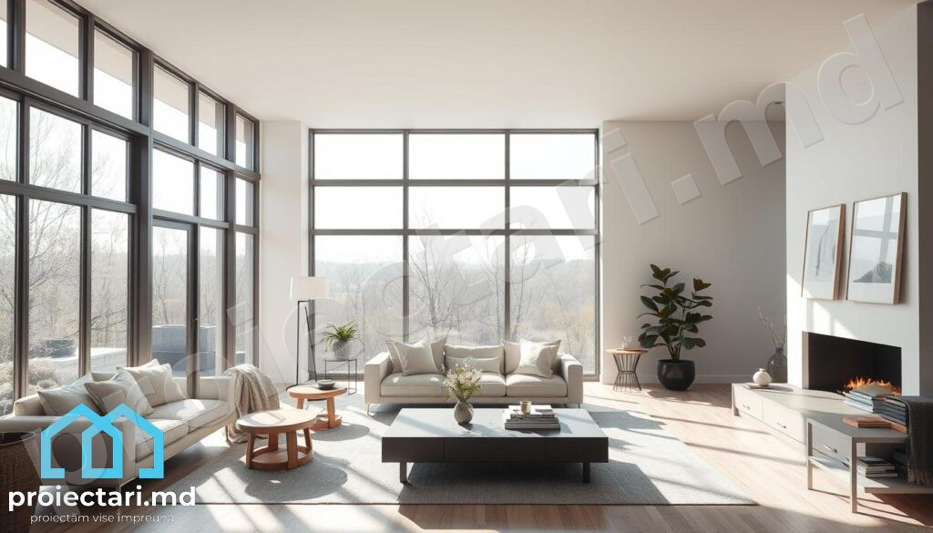 iluminat casa minimalistă