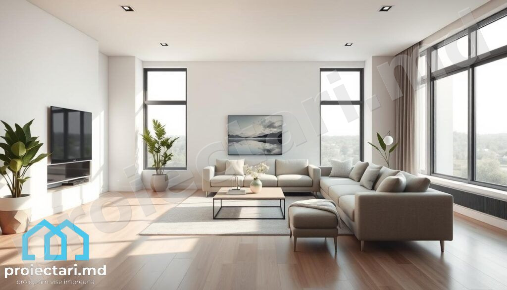 tendințe living minimalist 2024