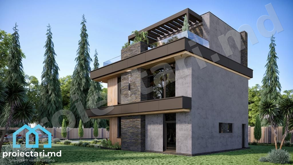 Modele casă high tech 180m²