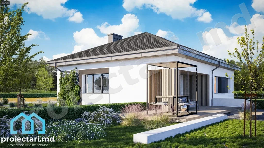 Proiect casă cu parter 130m²
