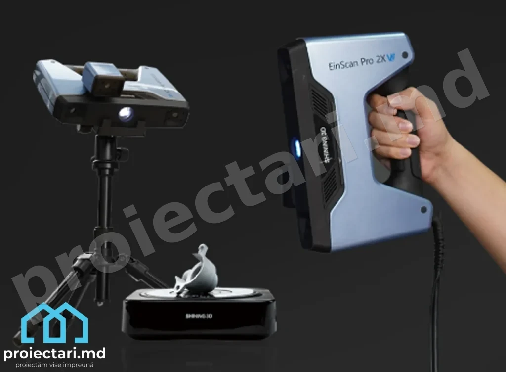 Scanare 3D obiecte mici