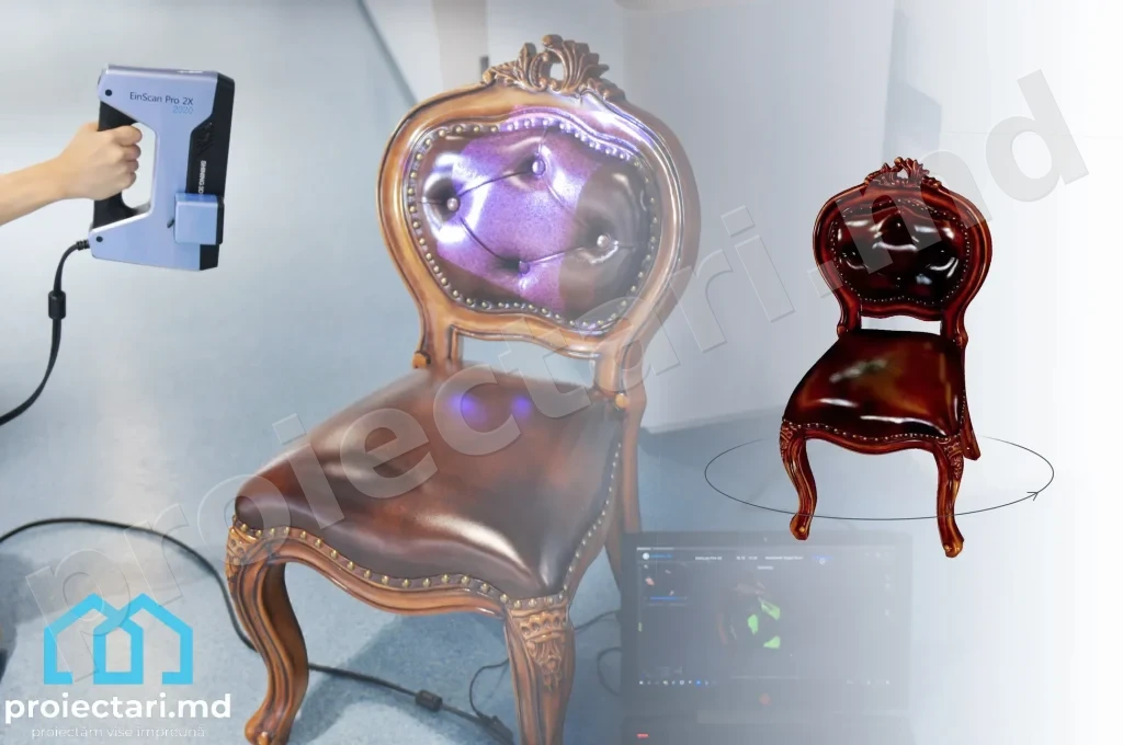 Scanare 3D pentru realitate virtuală