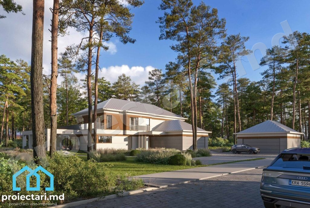 Arhitectură casă clasică 320m²