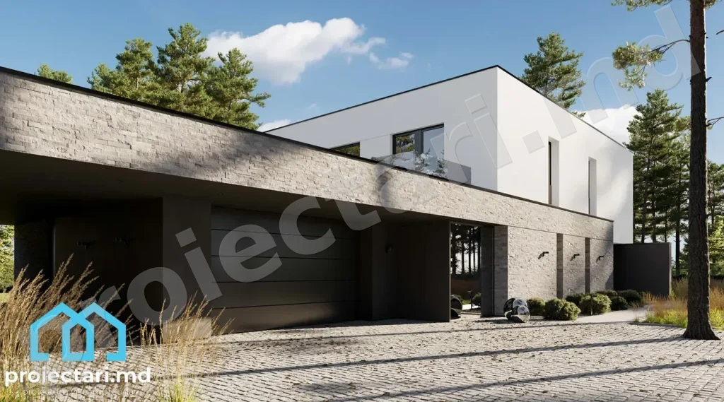 Casă High-Tech cu etaj 270m²