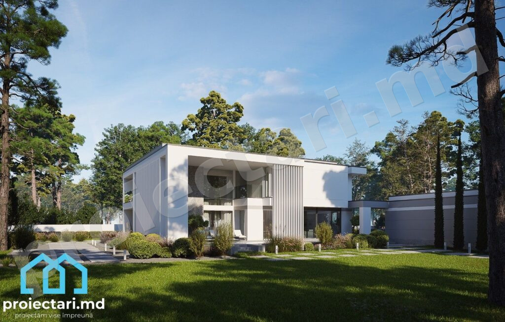 Casă High-tech cu etaj 340 m²