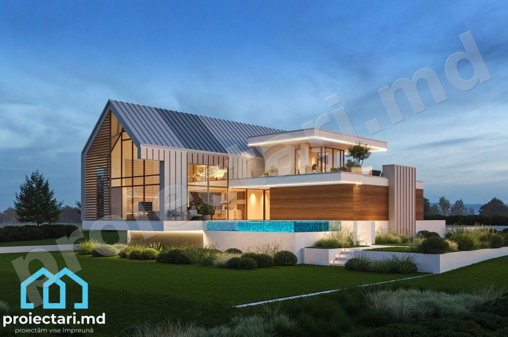 Casă cu 4 dormitoare 280m2