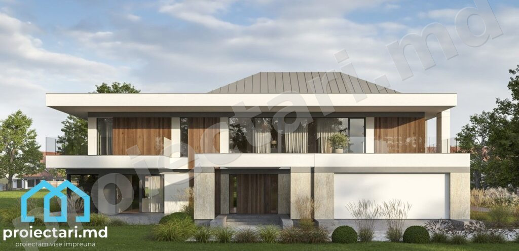 Casă cu etaj și bucătărie modernă 320m²