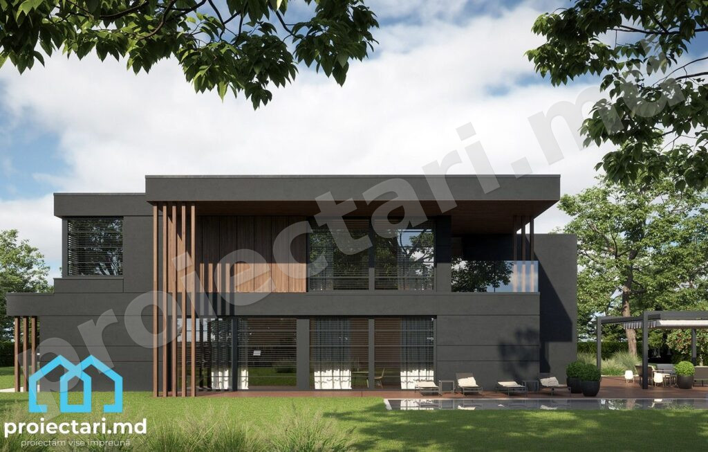 Casă inteligentă high-tech 340m2