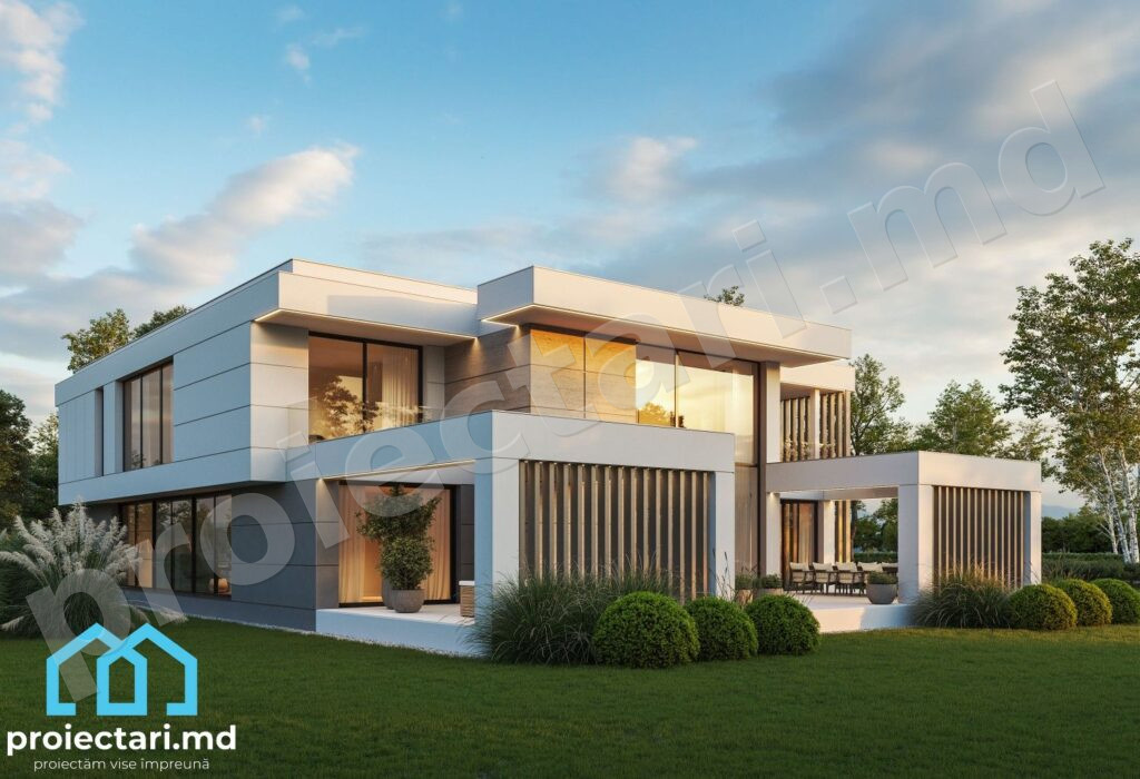 Casă modernă High-Tech 390m²