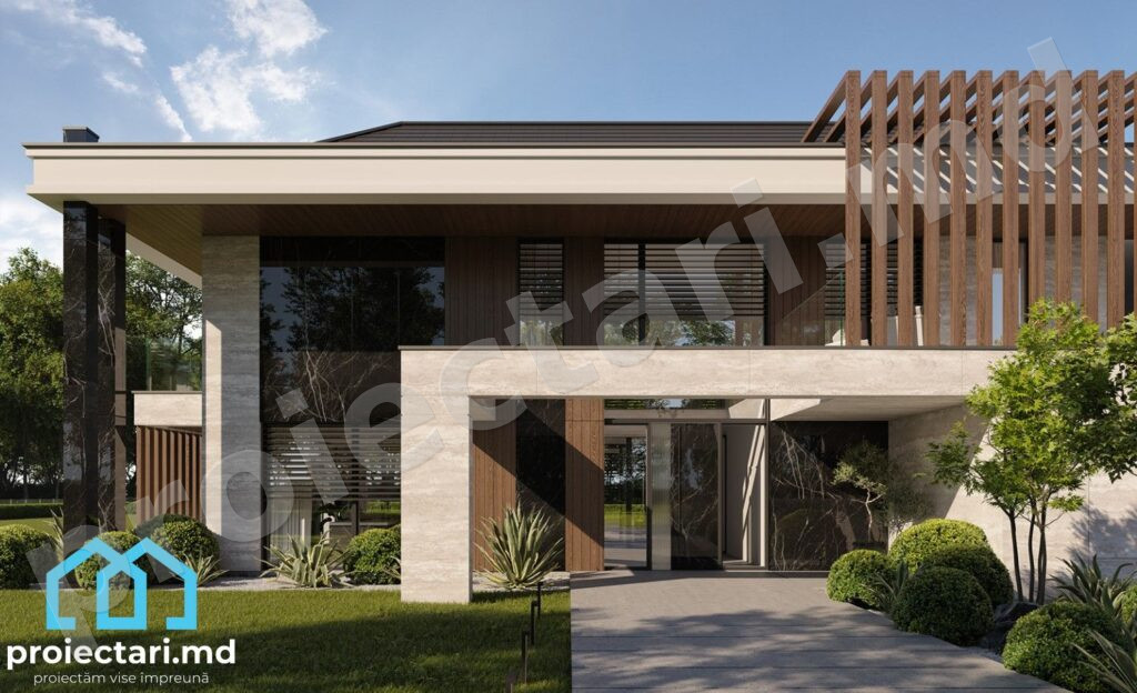 Casă modernă cu etaj 440m²