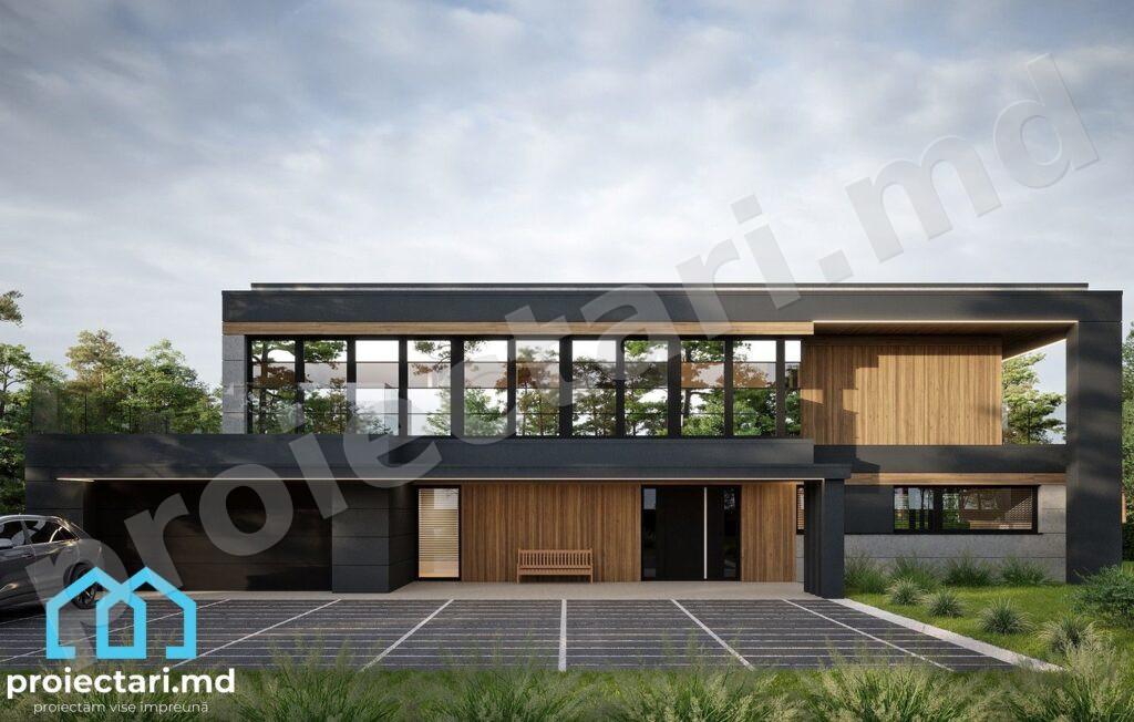 Casă modernă high-tech 280m2
