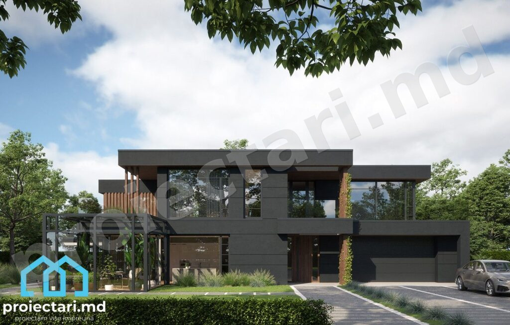 Casă modernă high-tech 340m2