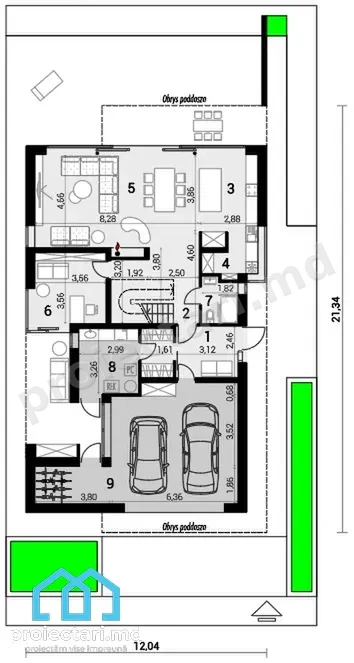 Case cu mansardă de 190m²