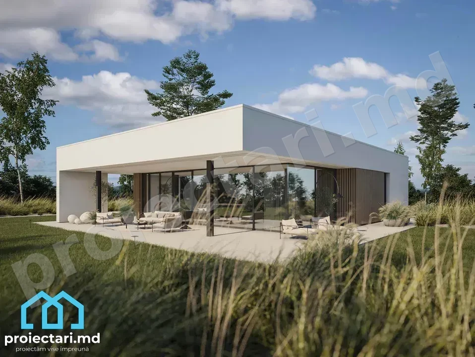 Case formă de L cu design modern