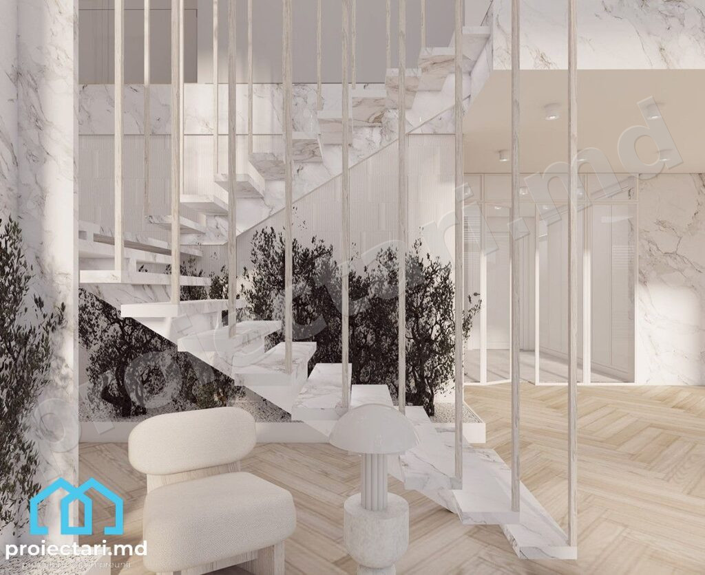 Design Proiect de casă cu etaj și mansardă