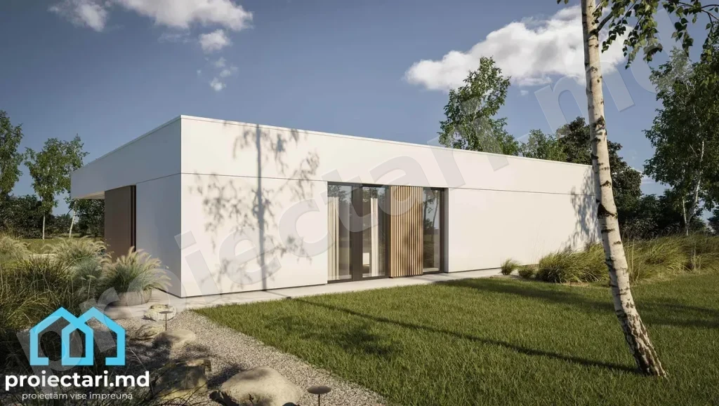 Design casa 100m² formă L