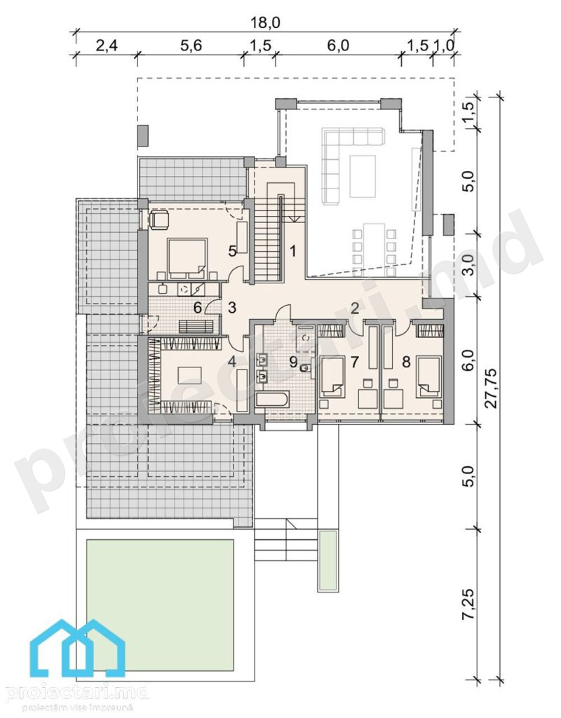 Design casă 240m2