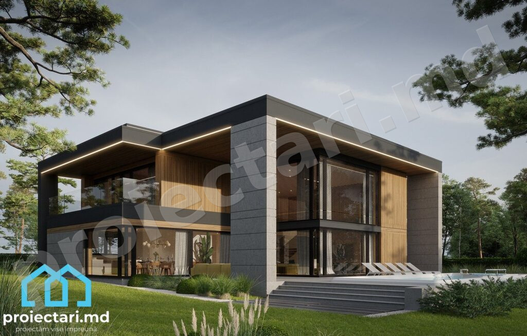 Design casă high-tech 280m2
