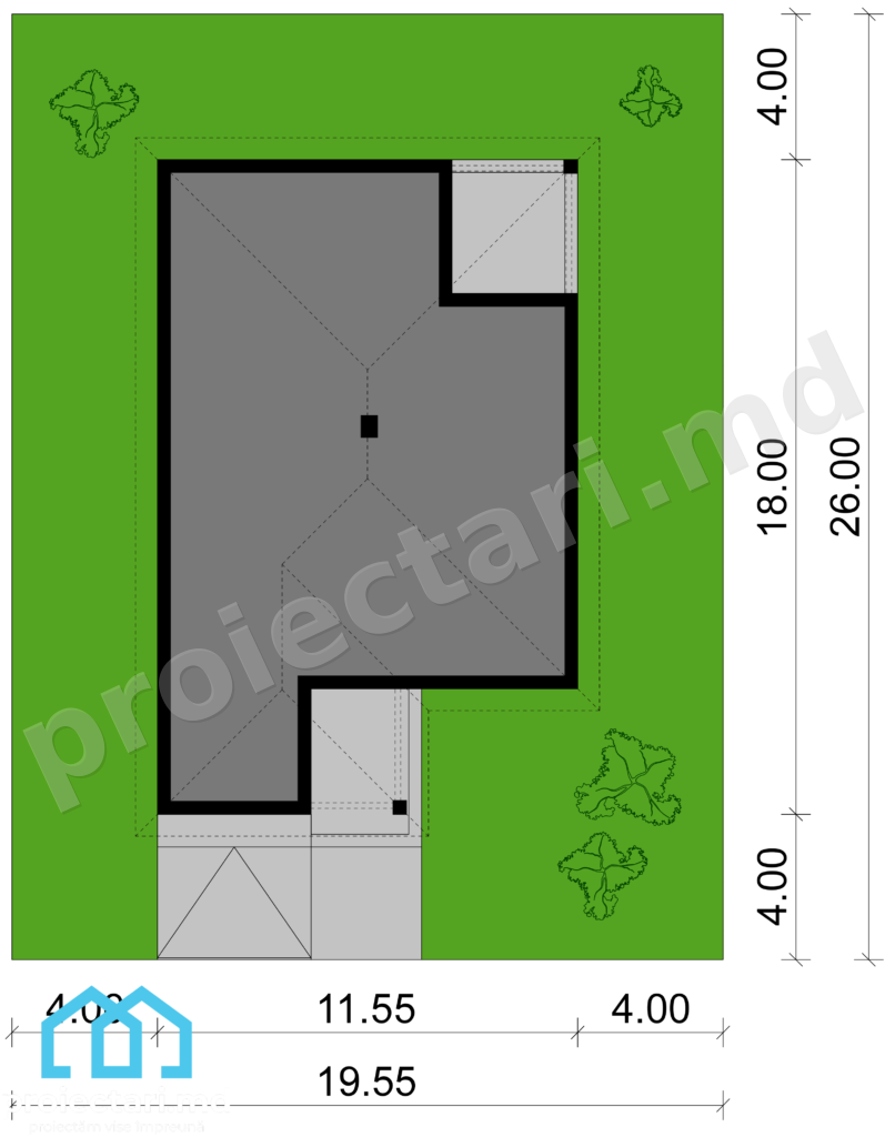 Design casă parter 110m²