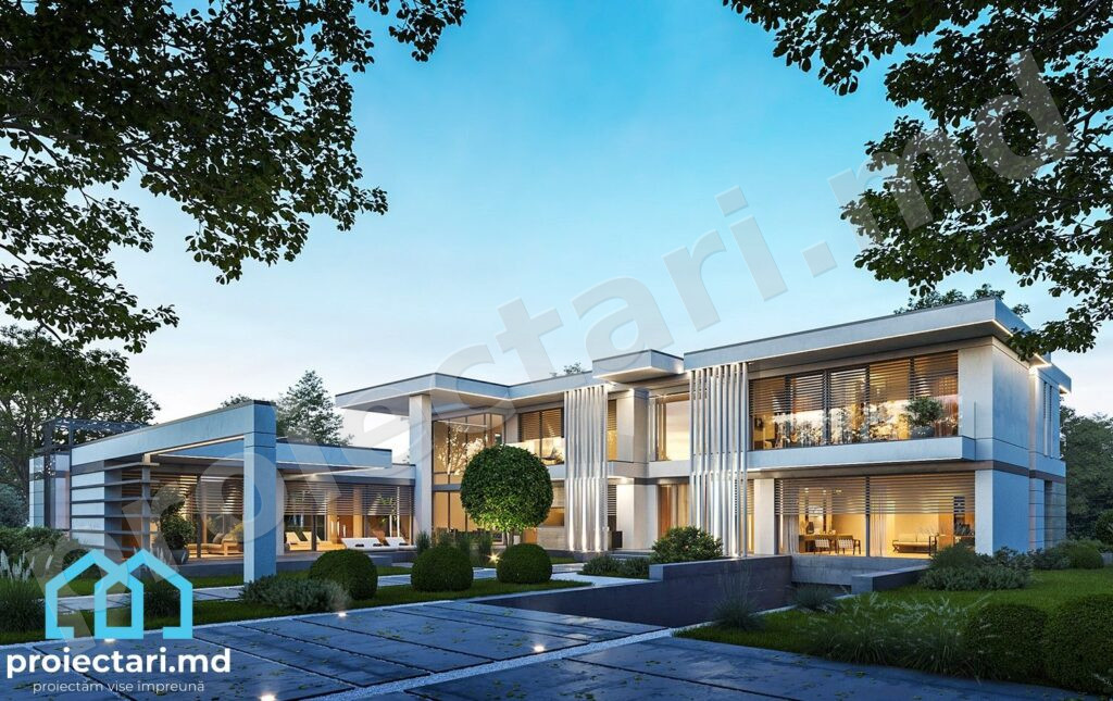 Design casă-pensiune modernă