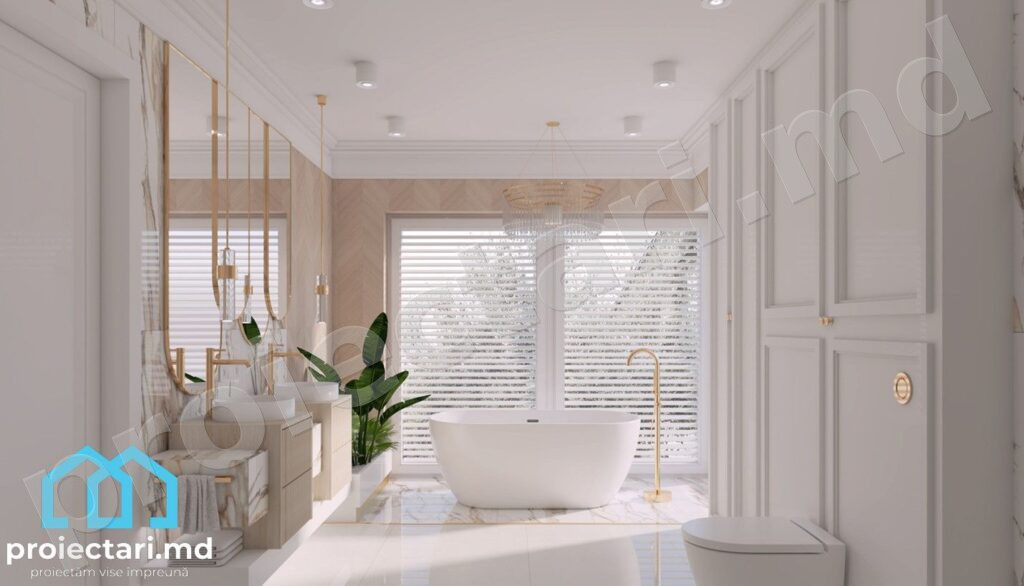 Design interior pentru casă cu etaj