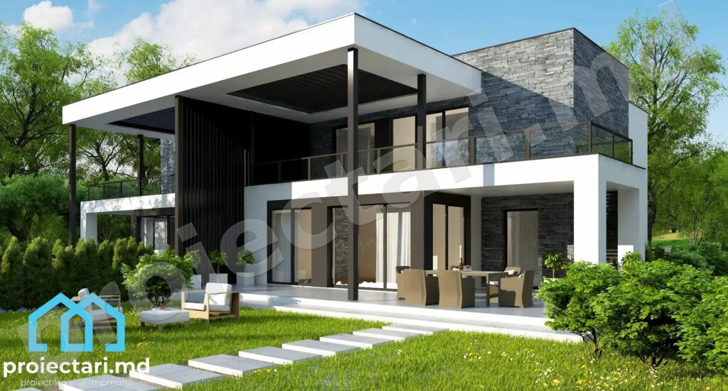Duplex cu două nivele 210m²