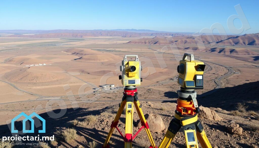 Măsurători topografice pentru proiecte de infrastructură