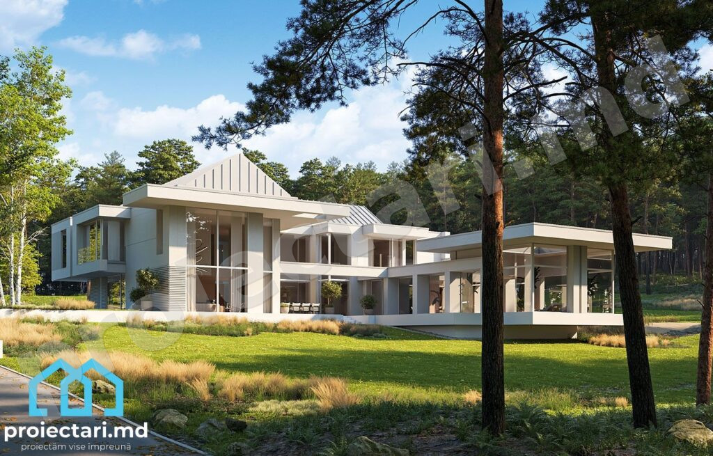 Plan casă 540m2 cu etaj