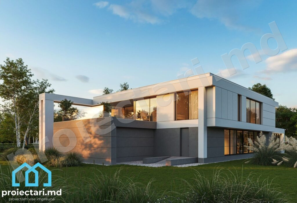 Plan casă High-Tech 390m²