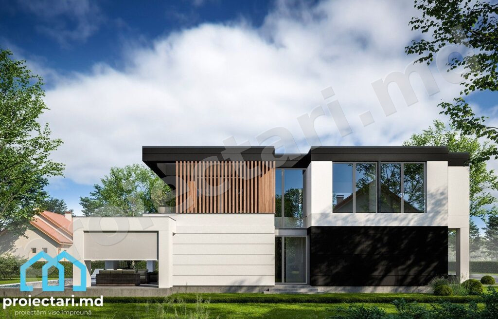 Plan casă High-tech 300 m²