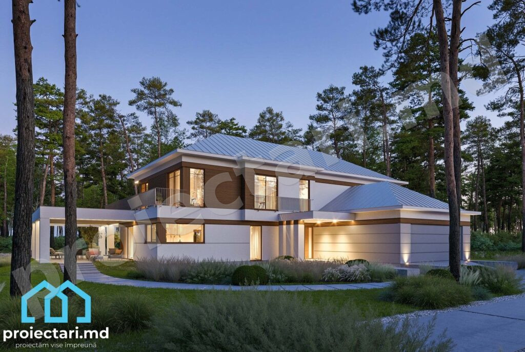 Plan casă clasică 320m²