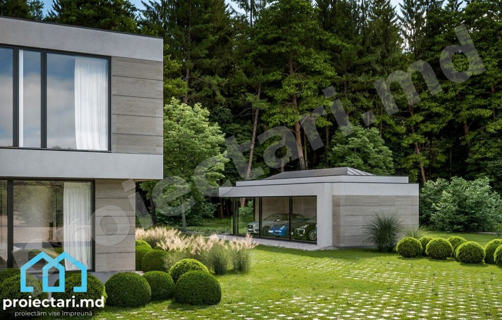 Plan casă cu etaj 460 m²