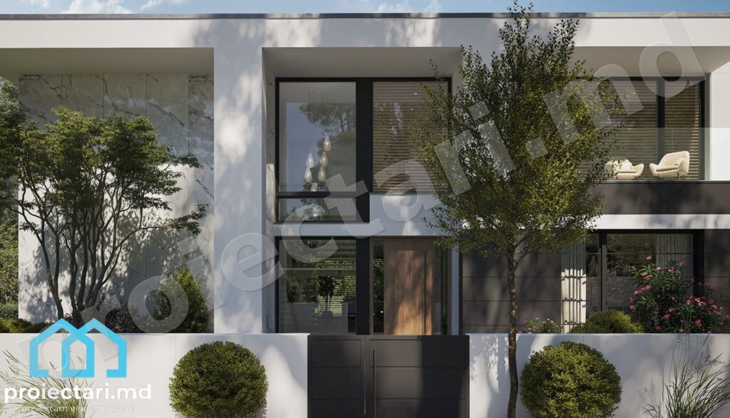 Proiect casă 250m² cu arhitectură unică