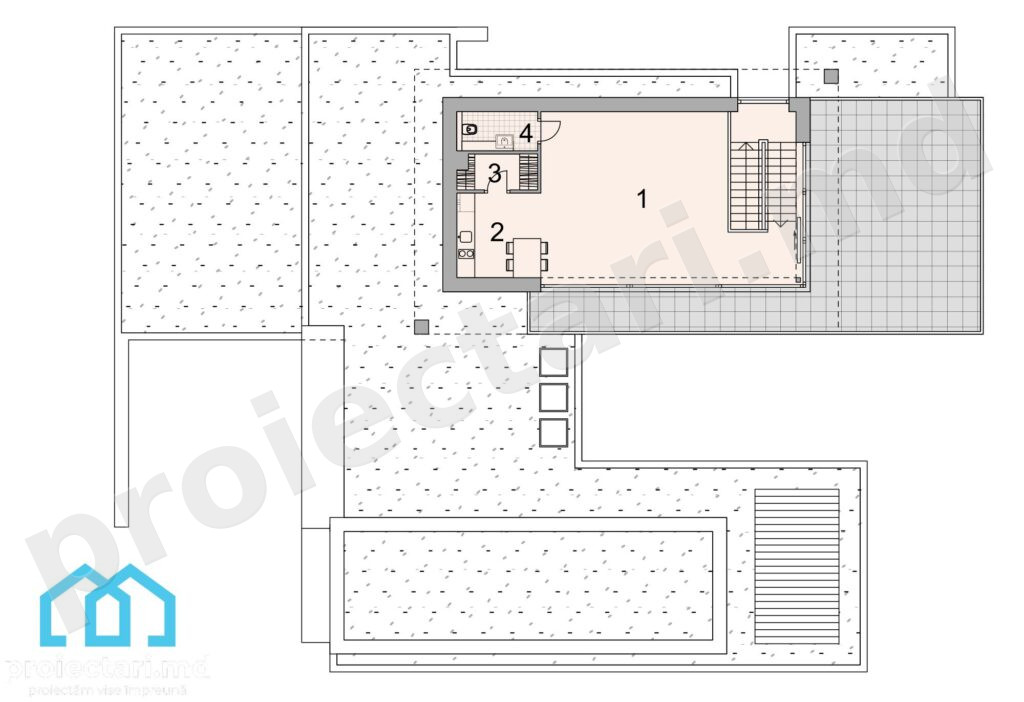 Proiect casă 300m² cu tehnologie inteligentă