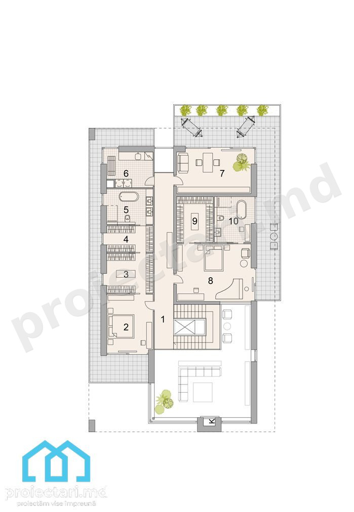Proiect casă 587m²