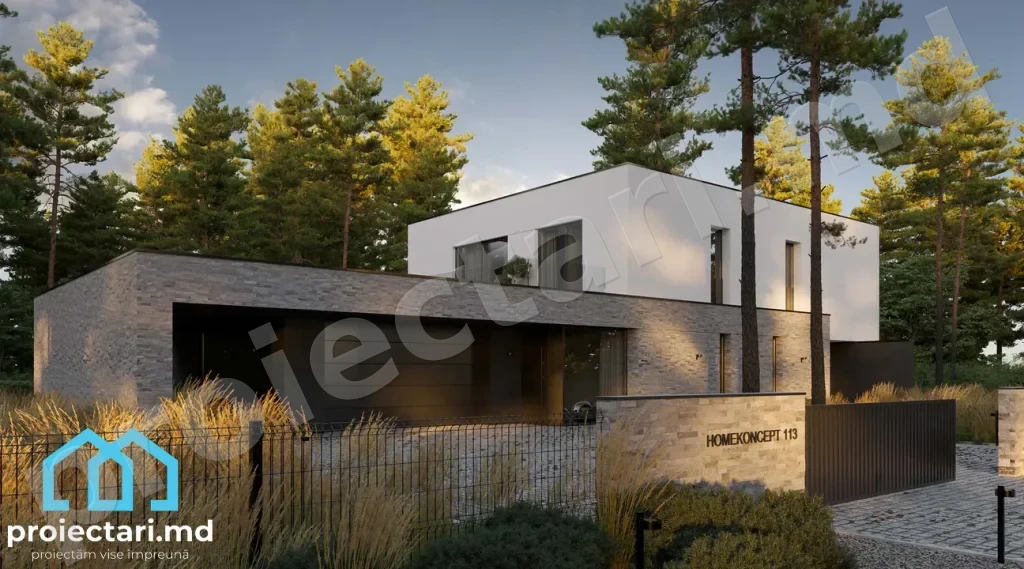 Proiect casă High-Tech 270m²