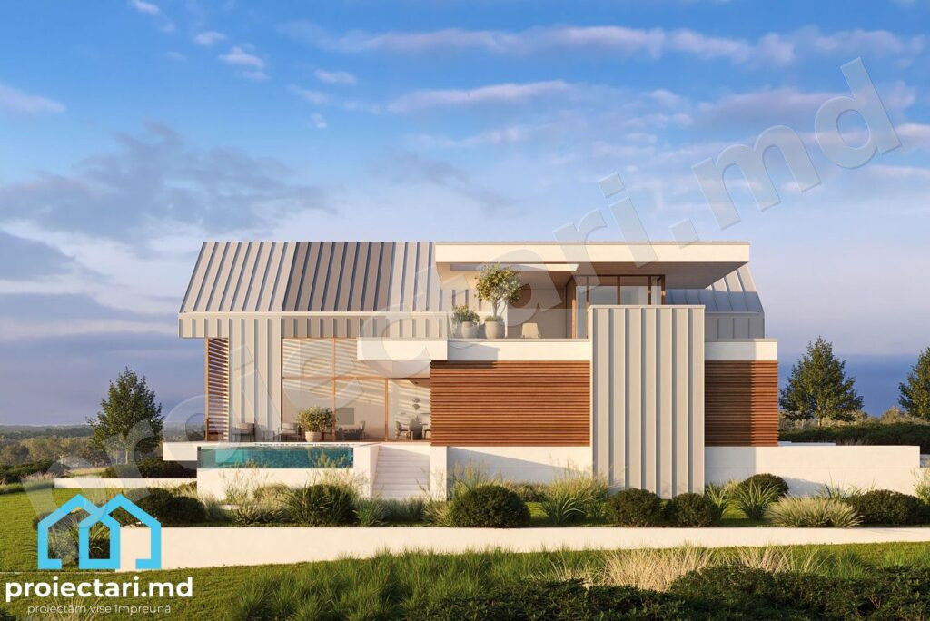 Proiect casă cu etaj 280m2