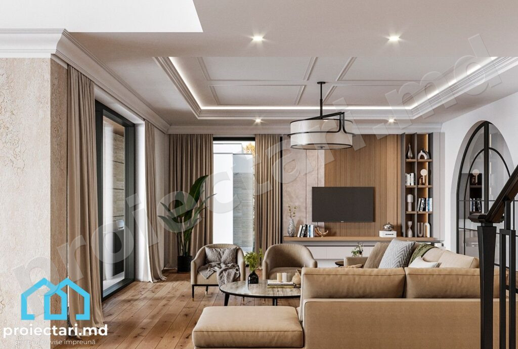 Proiect casă cu etaj eficiență energetică 460 m² (2)
