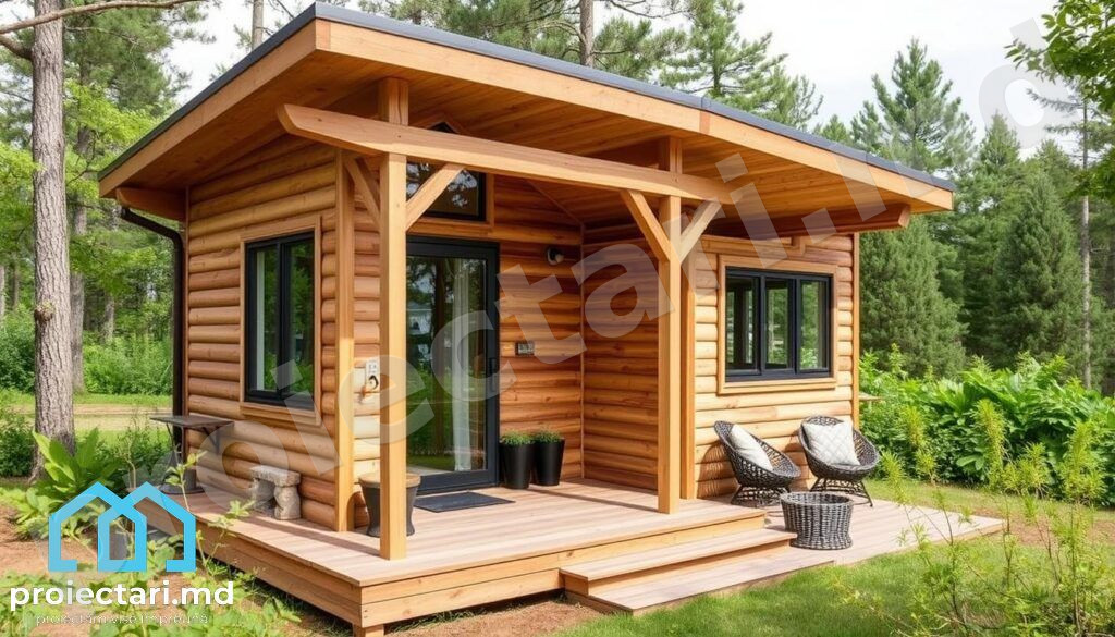 Proiect casa de weekend Case de weekend minimaliste
