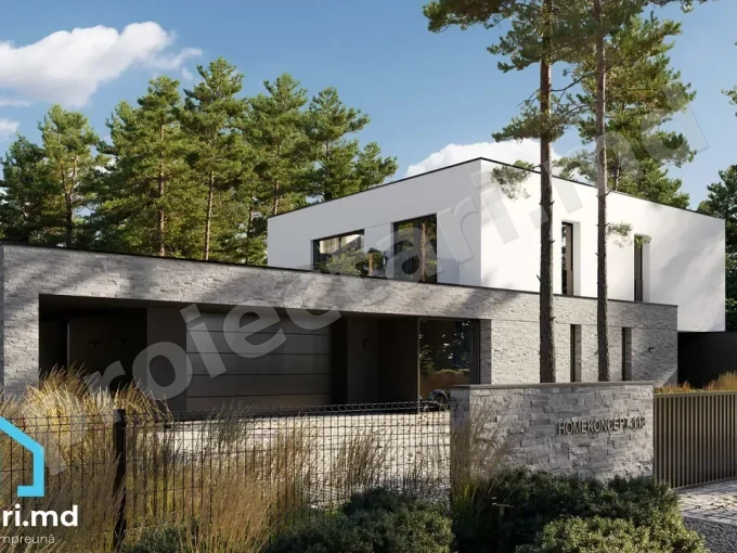 Proiect de casă High-Tech 270m²