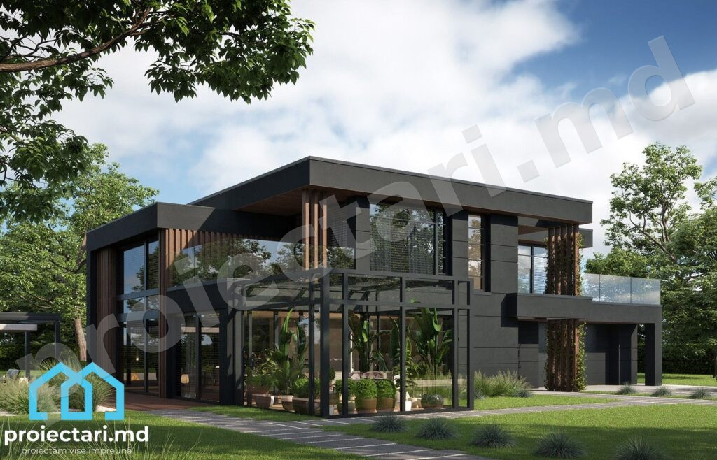 Proiect de casa High - Tech 340m2