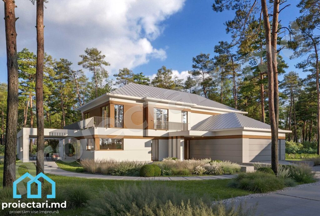 Proiect de casa clasica 320m2